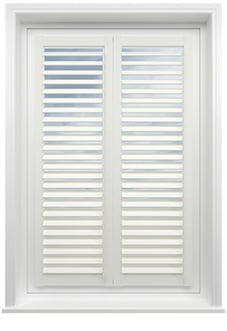 Sierra, Breeze White - Perfect Fit Shutter Blind